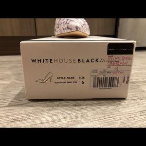 White House Black Market Snakeskin Heels